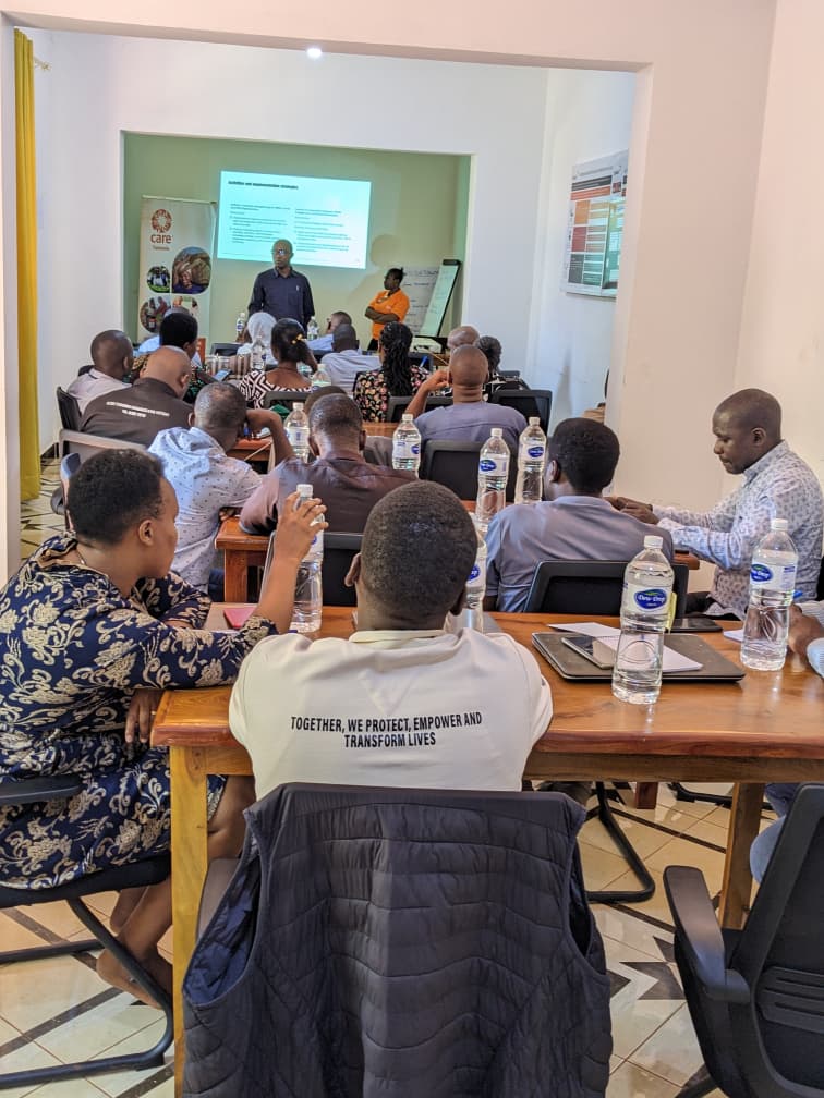 Facilitator presenting during advocacy training session